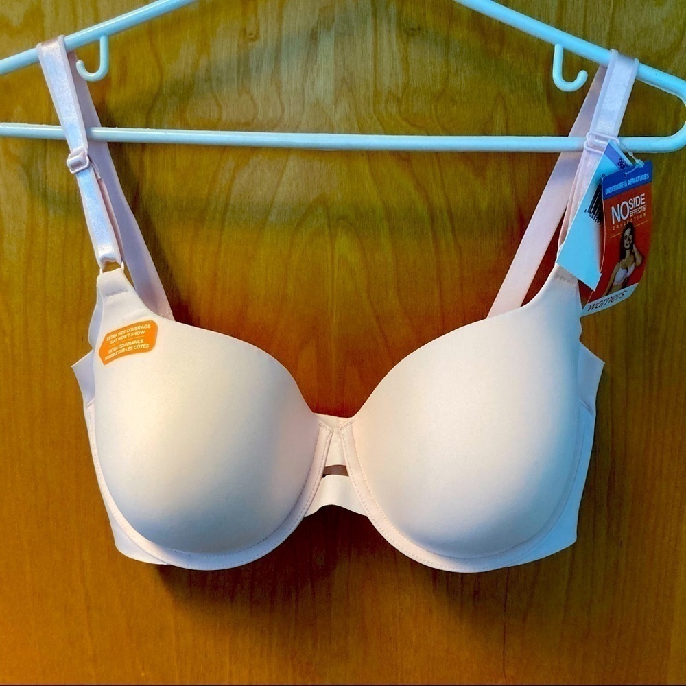 WARNER’S Sz 36D No Side Effects Underwire Bra in Light Pink